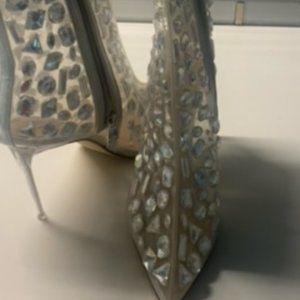 Steve Madden Crystal Booties